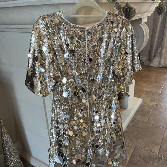 Sequin silver dress by Boston Proper - Picture 4 of 4